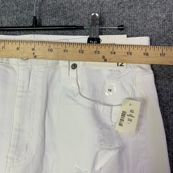 NEW Aeropostale Size 12 Distressed Vintage High Rise Shorty Shorts Stretch - Picture 3 of 12